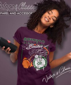 Vintage Nba Boston Celtics Basketball Shirt 6 Vintage Nba Boston Celtics Basketball Women TShirt