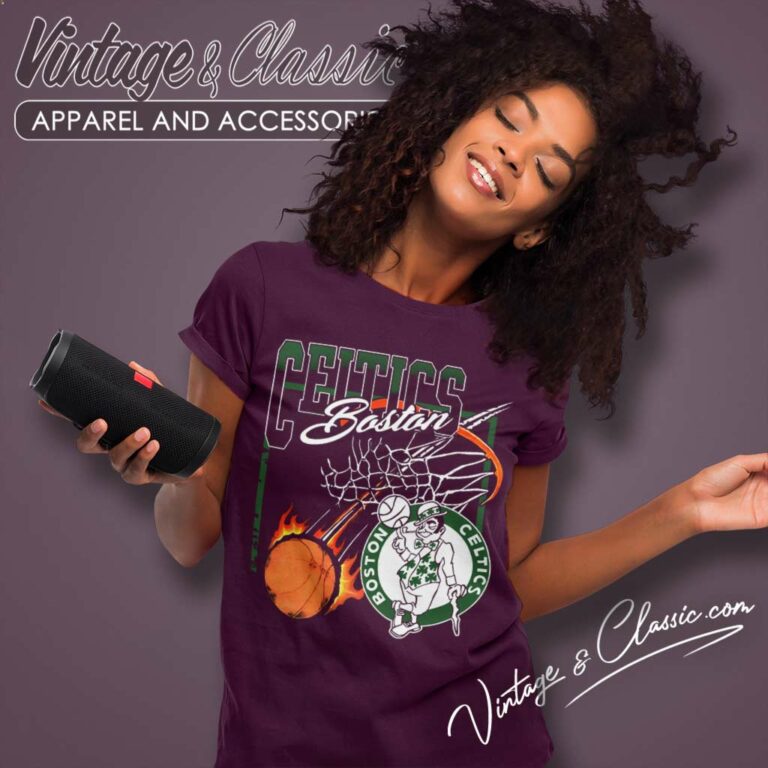 Vintage Nba Boston Celtics Basketball Women TShirt Vintage Nba Boston Celtics Basketball Women TShirt