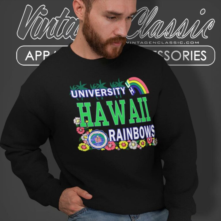 Vintage Ncaa Hawaii Rainbow Warriors Sweatshirt Vintage Ncaa Hawaii Rainbow Warriors Sweatshirt
