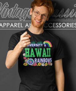 Vintage Ncaa Hawaii Rainbow Warriors T Shirt