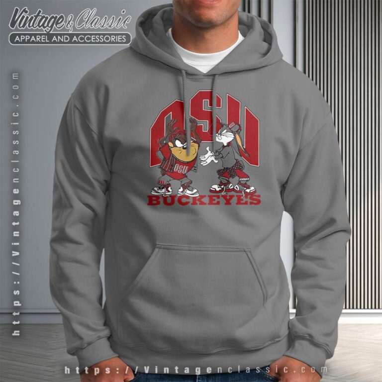 Vintage Ncaa Ohio State Buckeyes Looney Tunes Hoodie Vintage Ncaa Ohio State Buckeyes Looney Tunes Hoodie