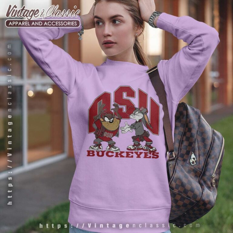 Vintage Ncaa Ohio State Buckeyes Looney Tunes Sweatshirt Vintage Ncaa Ohio State Buckeyes Looney Tunes Sweatshirt