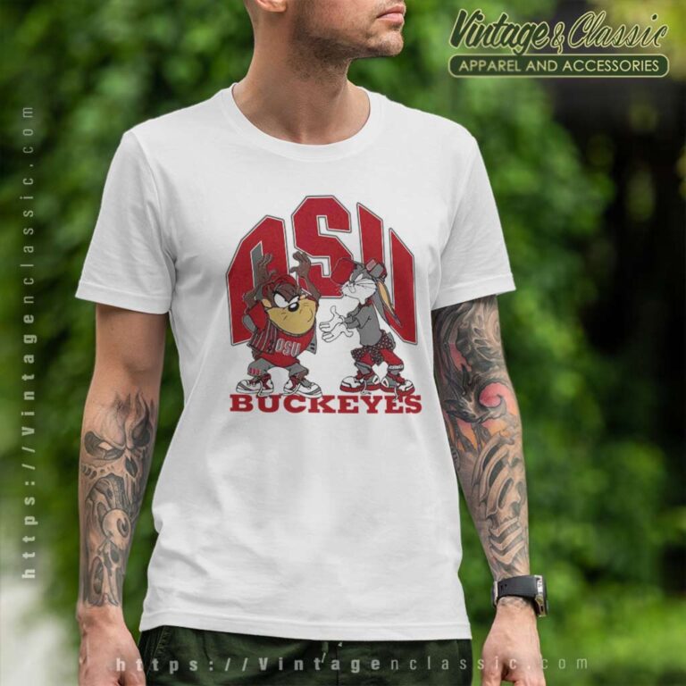 Vintage Ncaa Ohio State Buckeyes Looney Tunes T Shirt Vintage Ncaa Ohio State Buckeyes Looney Tunes T Shirt