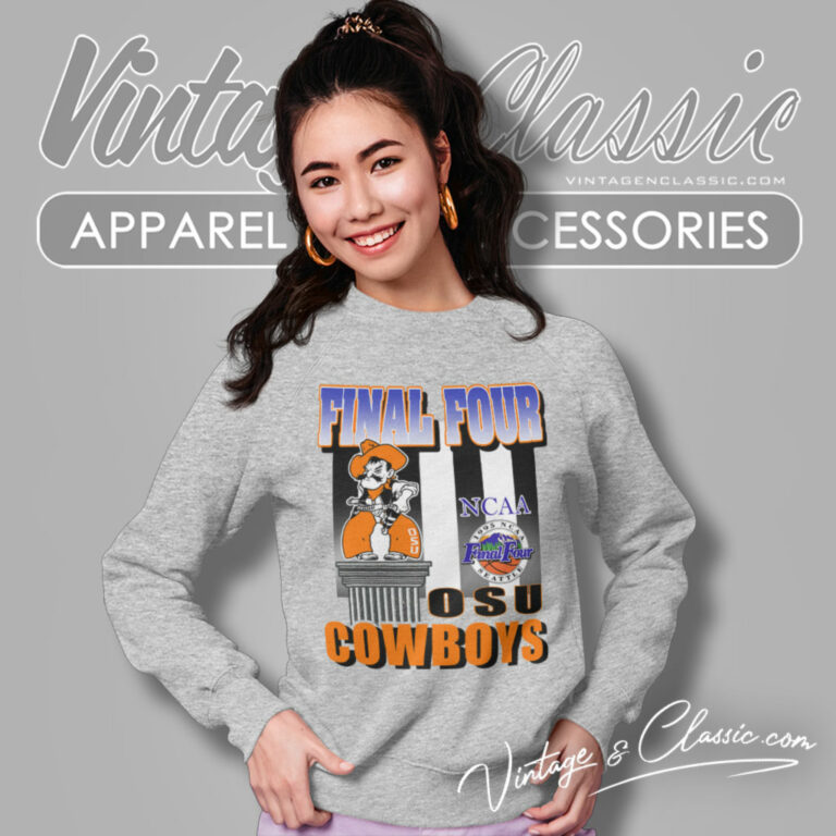 Vintage Ncaa Osu Cowboys Final Four Sweatshirt Vintage Ncaa Osu Cowboys Final Four Sweatshirt