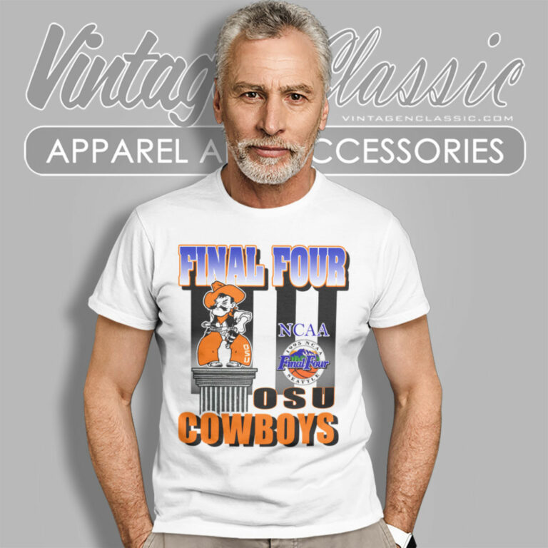 Vintage Ncaa Osu Cowboys Final Four T Shirt Vintage Ncaa Osu Cowboys Final Four T Shirt