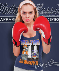 Vintage NCAA OSU Cowboys Final Four Shirt 4 Vintage Ncaa Osu Cowboys Final Four Tank Top Racerback