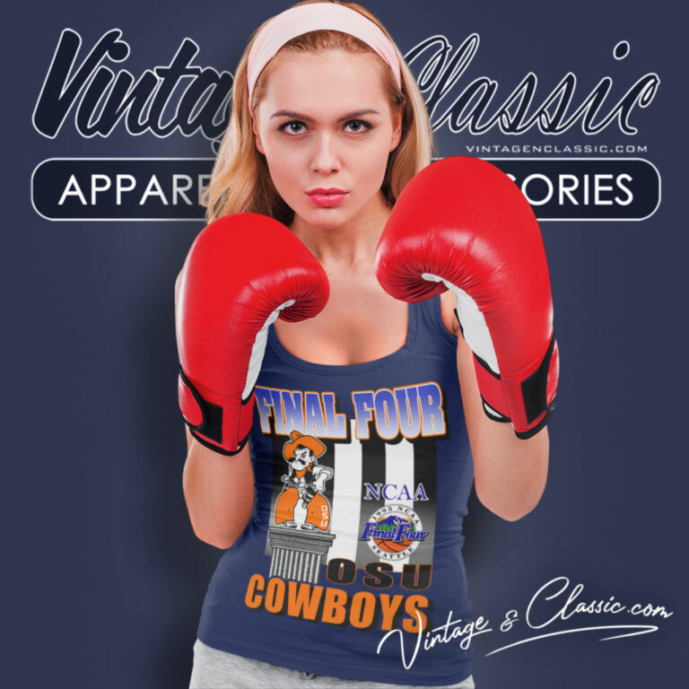 Vintage Ncaa Osu Cowboys Final Four Tank Top Racerback Vintage Ncaa Osu Cowboys Final Four Tank Top Racerback
