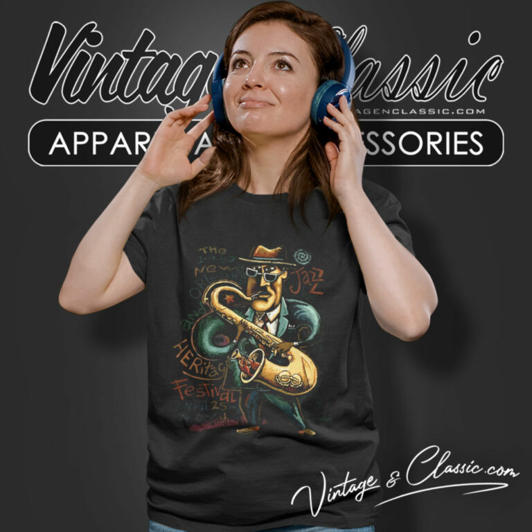 Vintage New Orleans Jazz And Heritage Festival Women T Shirt Vintage New Orleans Jazz And Heritage Festival Women T Shirt