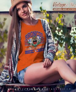 Vintage Nfl Denver Broncos Looney Tunes Taz Women TShirt