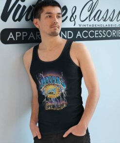 Vintage Nfl Jacksonville Jaguars Thunder Tank Top Racerback