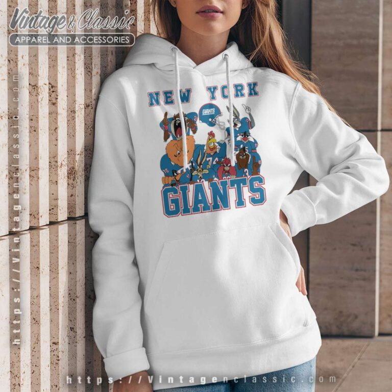 Vintage Nfl New York Giants Looney Tunes Hoodie Vintage Nfl New York Giants Looney Tunes Hoodie