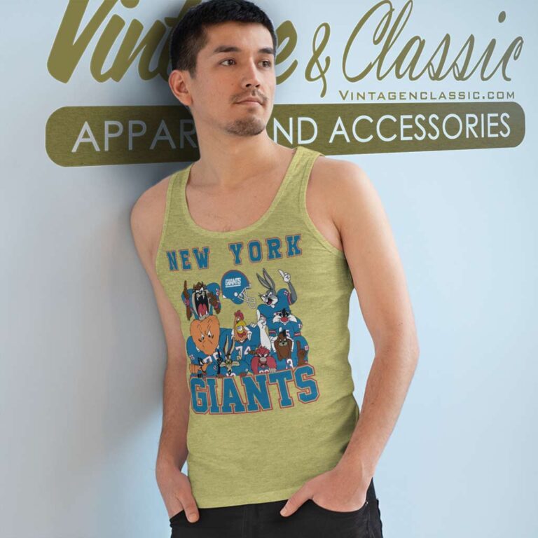 Vintage Nfl New York Giants Looney Tunes Tank Top Racerback Vintage Nfl New York Giants Looney Tunes Tank Top Racerback