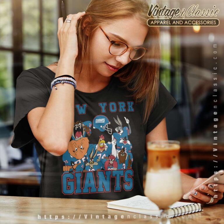 Vintage Nfl New York Giants Looney Tunes Women TShirt Vintage Nfl New York Giants Looney Tunes Women TShirt