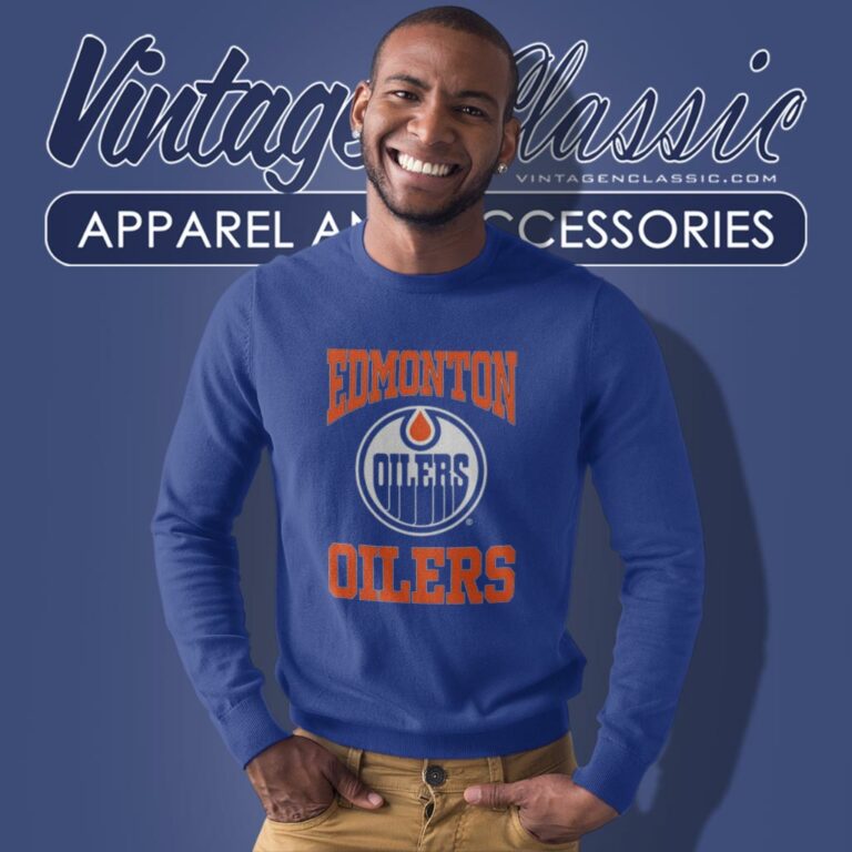 Vintage Nhl Edmonton Oilers Big Logo Sweatshirt Vintage Nhl Edmonton Oilers Big Logo Sweatshirt