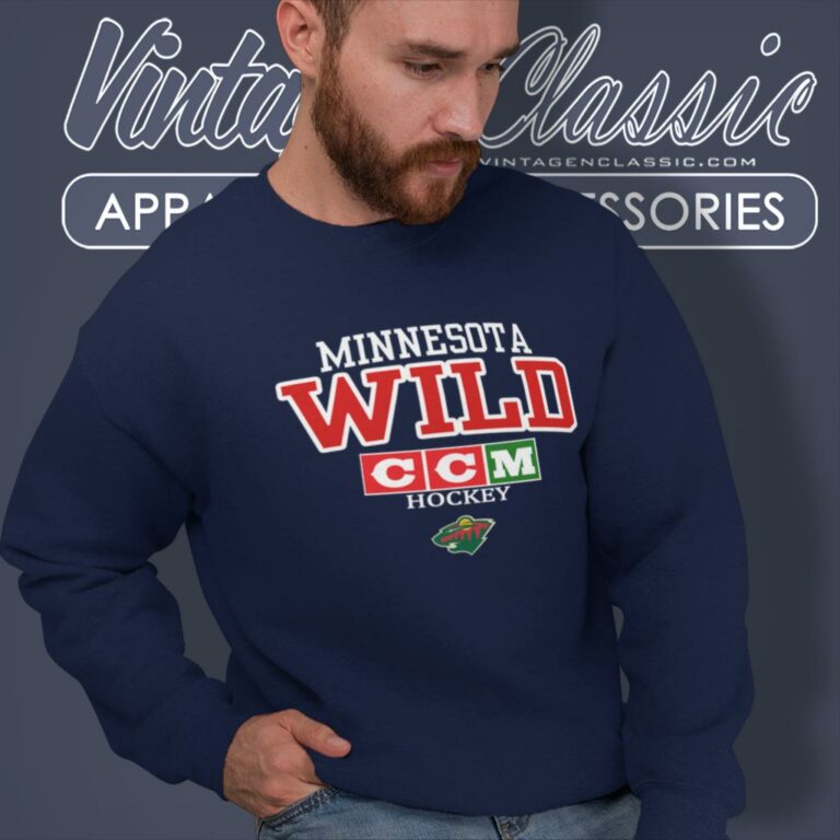 Vintage Nhl Minnesota Wild Ccm Ice Hockey Sweatshirt 1 Vintage Nhl Minnesota Wild Ccm Ice Hockey Sweatshirt 1