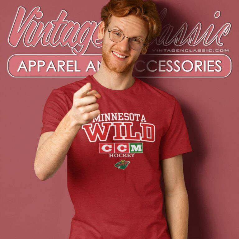 Vintage Nhl Minnesota Wild Ccm Ice Hockey T Shirt 1 Vintage Nhl Minnesota Wild Ccm Ice Hockey T Shirt 1