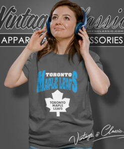 Vintage Nhl Toronto Maple Leafs Women T Shirt