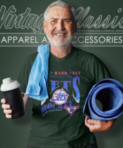 Vintage Nhl Winnipeg Jets Die Hard Fan V Neck TShirt