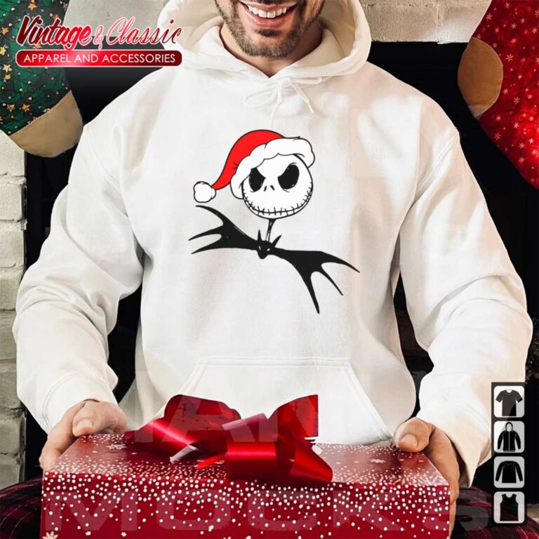Vintage Nightmare Before Christmas Shirt Santa Jack Skellington Big Face Hoodie Vintage Nightmare Before Christmas Shirt Santa Jack Skellington Big Face Hoodie