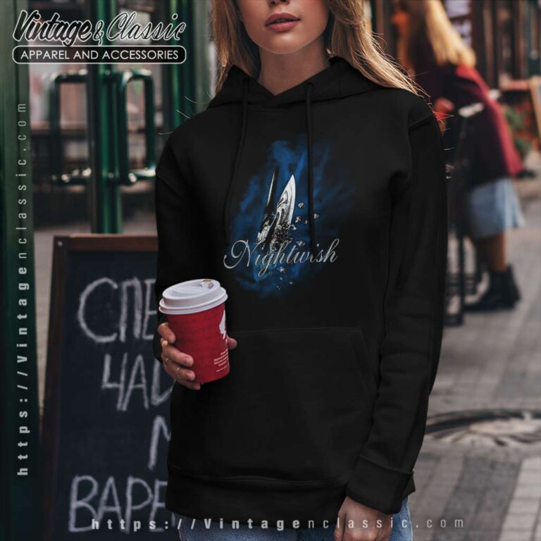 Vintage Nightwish The Poet And The Pendulum Hoodie Vintage Nightwish The Poet And The Pendulum Hoodie