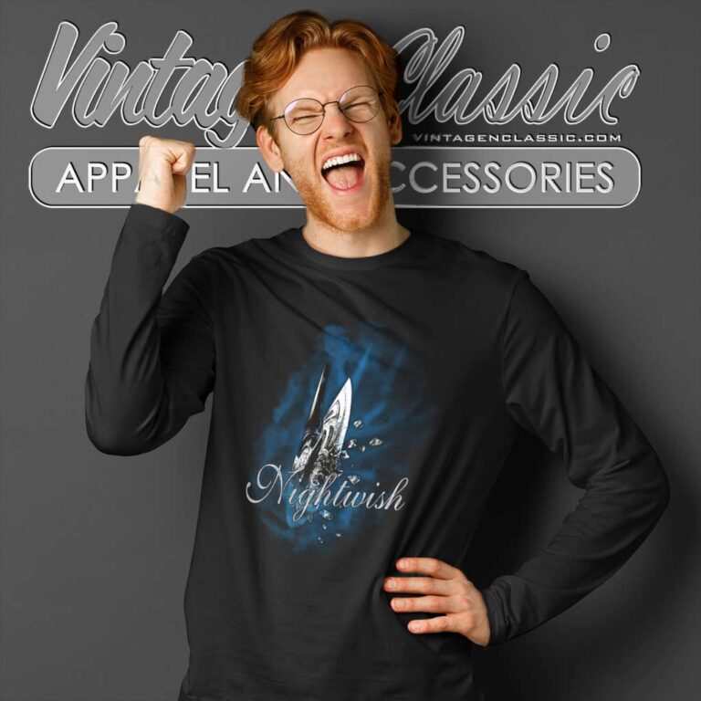 Vintage Nightwish The Poet And The Pendulum Long Sleeve Tee Vintage Nightwish The Poet And The Pendulum Long Sleeve Tee