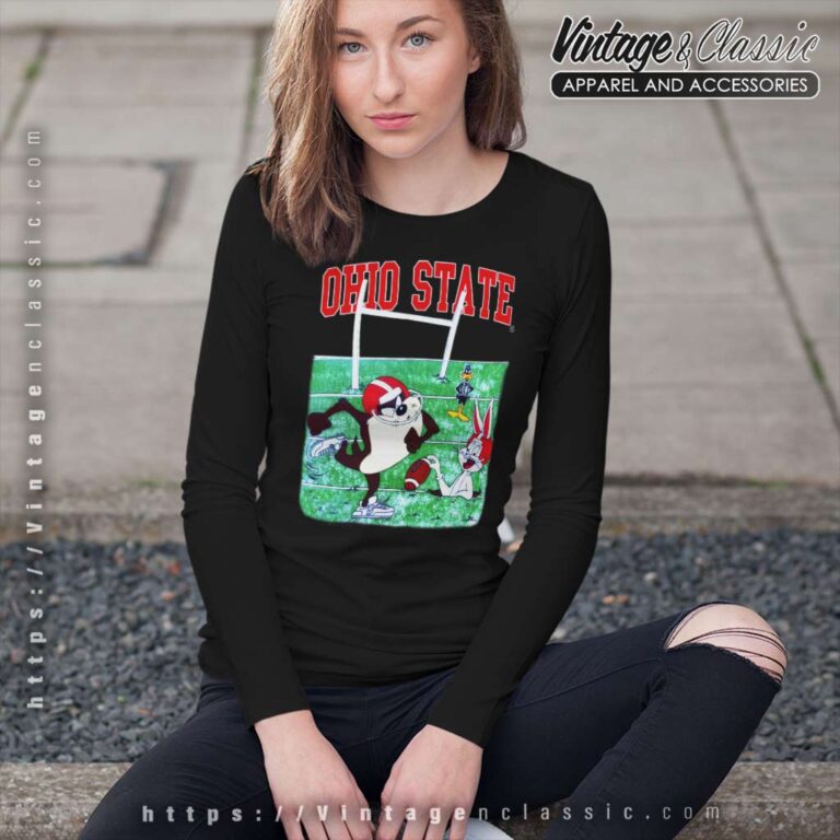Vintage Ohio State Looney Tunes Long Sleeve Tee Vintage Ohio State Looney Tunes Long Sleeve Tee