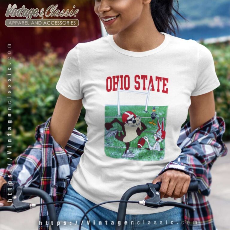 Vintage Ohio State Looney Tunes Women TShirt Vintage Ohio State Looney Tunes Women TShirt