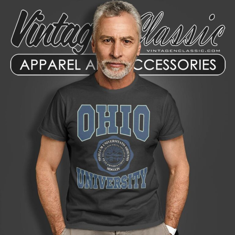 Vintage Ohio University Big Logo T Shirt Vintage Ohio University Big Logo T Shirt