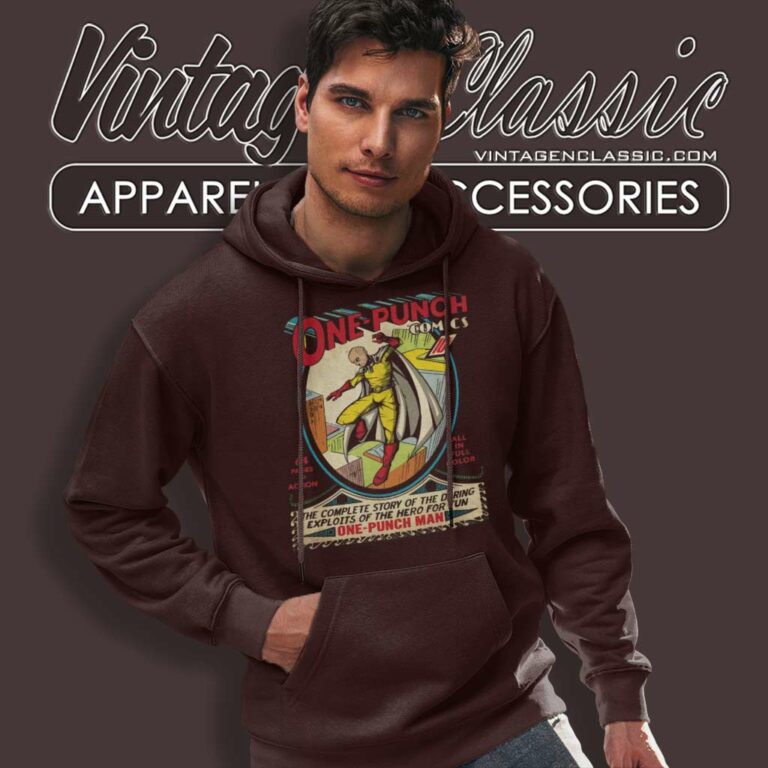 Vintage One Punch Man Comic Hoodie Vintage One Punch Man Comic Hoodie
