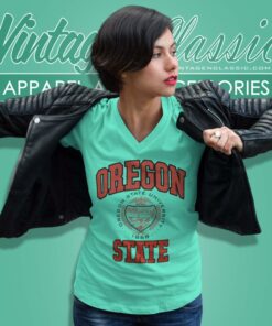 Vintage Oregon State University V Neck TShirt