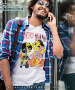 Vintage Otto Mann The Simpsons V Neck TShirt