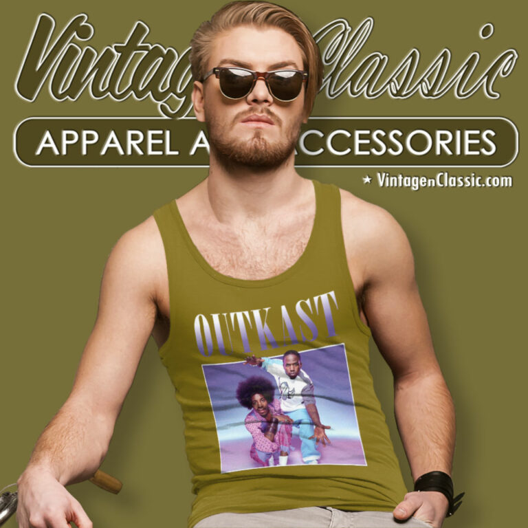 Vintage Outkast Style 90s Inspired Tank Top Racerback 1 Vintage Outkast Style 90s Inspired Tank Top Racerback 1