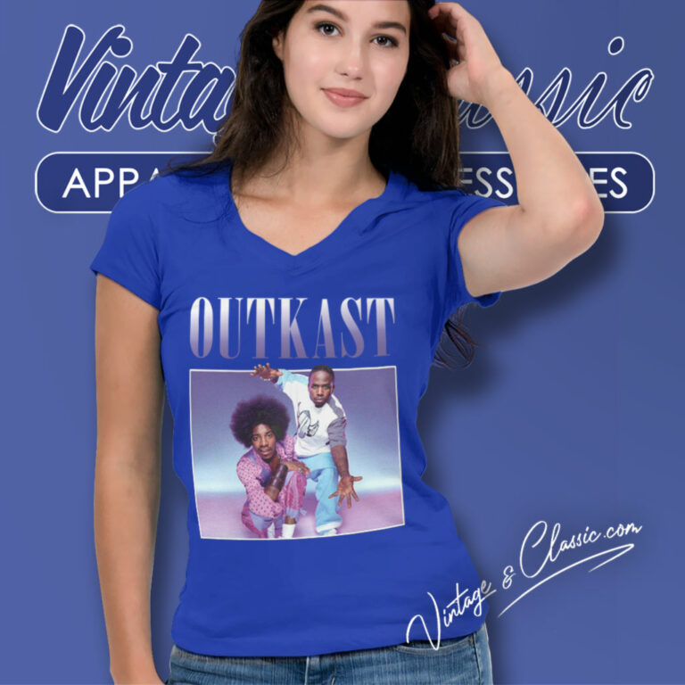 Vintage Outkast Style 90s Inspired V Neck TShirt 1 Vintage Outkast Style 90s Inspired V Neck TShirt 1