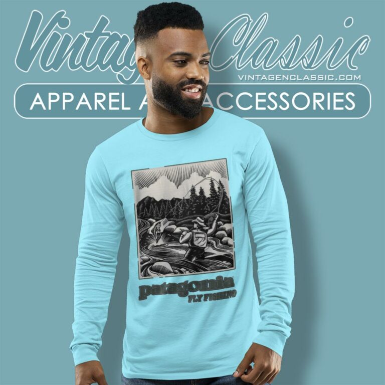 Vintage Patagonia Fly Fishing Long Sleeve Tee Vintage Patagonia Fly Fishing Long Sleeve Tee