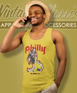 Vintage Philadelphia 76ers Nba Basketball Tank Top Racerback