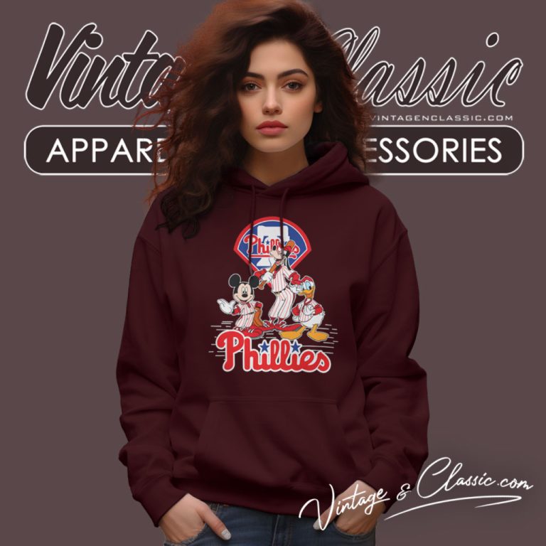 Vintage Philadelphia Phillies Disney Mlb Hoodie Vintage Philadelphia Phillies Disney Mlb Hoodie