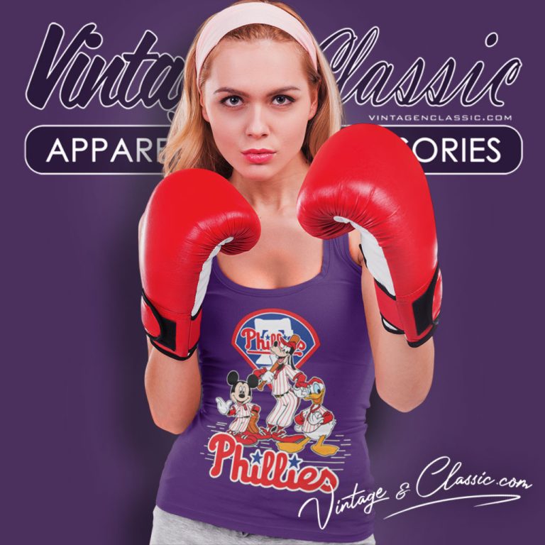 Vintage Philadelphia Phillies Disney Mlb Tank Top Racerback Vintage Philadelphia Phillies Disney Mlb Tank Top Racerback