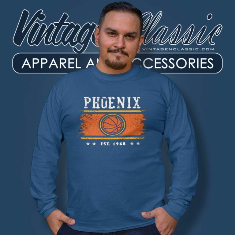 Vintage Phoenix Basketball Est 1968 Long Sleeve Tee Vintage Phoenix Basketball Est 1968 Long Sleeve Tee
