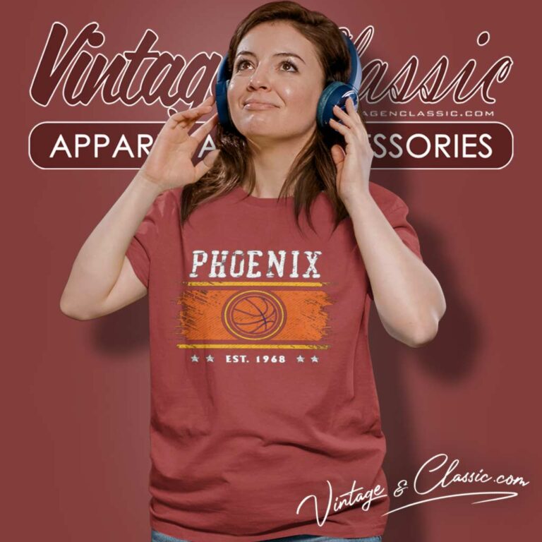 Vintage Phoenix Basketball Est 1968 Women TShirt Vintage Phoenix Basketball Est 1968 Women TShirt
