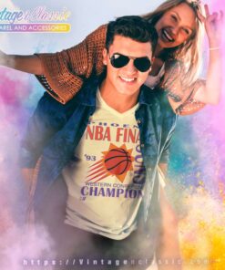 Vintage Phoenix Suns 1993 Champions V Neck TShirt