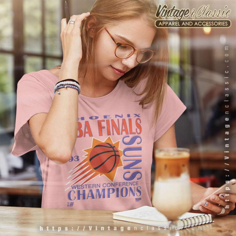 Vintage Phoenix Suns 1993 Champions Women TShirt Vintage Phoenix Suns 1993 Champions Women TShirt