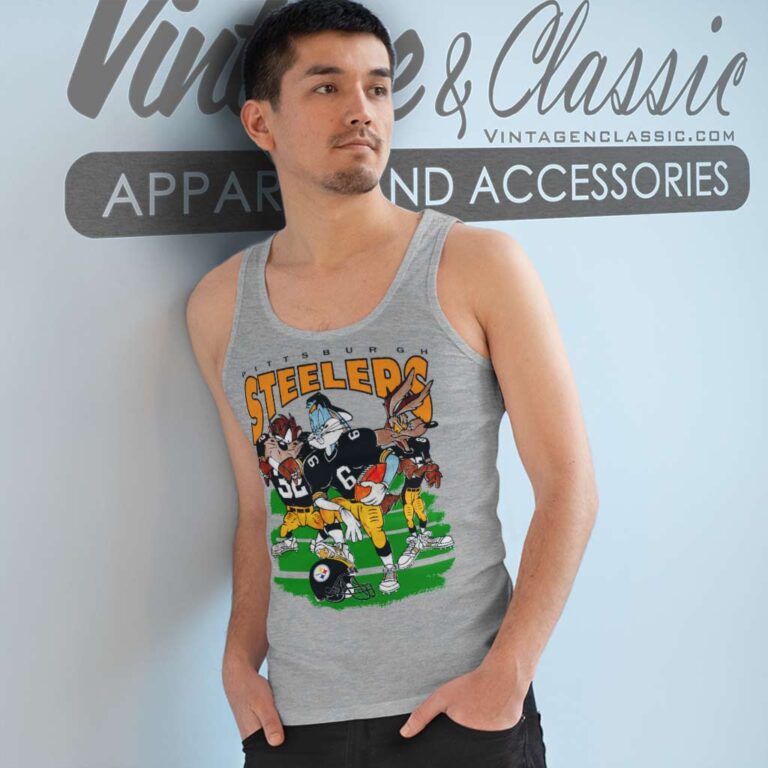 Vintage Pittsburgh Steelers Looney Tunes 90s Nfl Football Cartoon Tank Top Racerback Vintage Pittsburgh Steelers Looney Tunes 90s Nfl Football Cartoon Tank Top Racerback