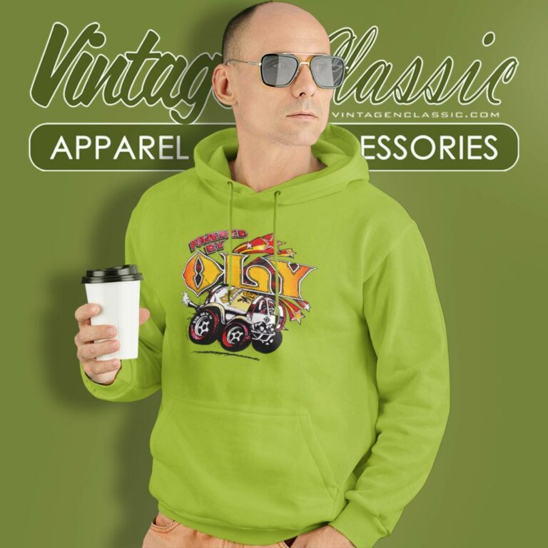 Vintage Powered By Oly Beer Hoodie Vintage Powered By Oly Beer Hoodie