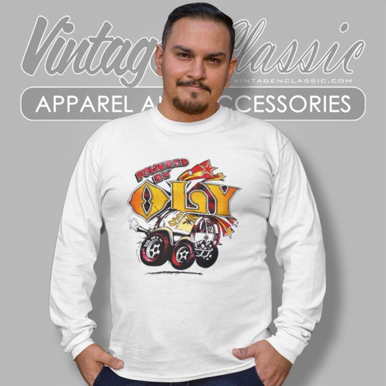 Vintage Powered By Oly Beer Long Sleeve Tee Vintage Powered By Oly Beer Long Sleeve Tee