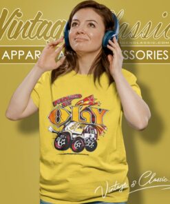 Vintage Powered By Oly Beer Women T Shirt