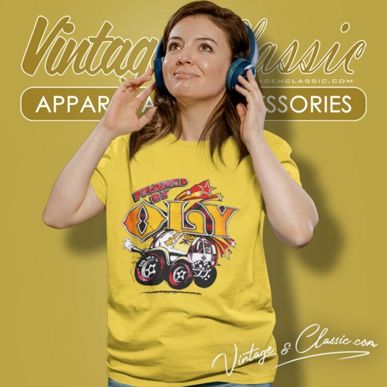 Vintage Powered By Oly Beer Women T Shirt Vintage Powered By Oly Beer Women T Shirt