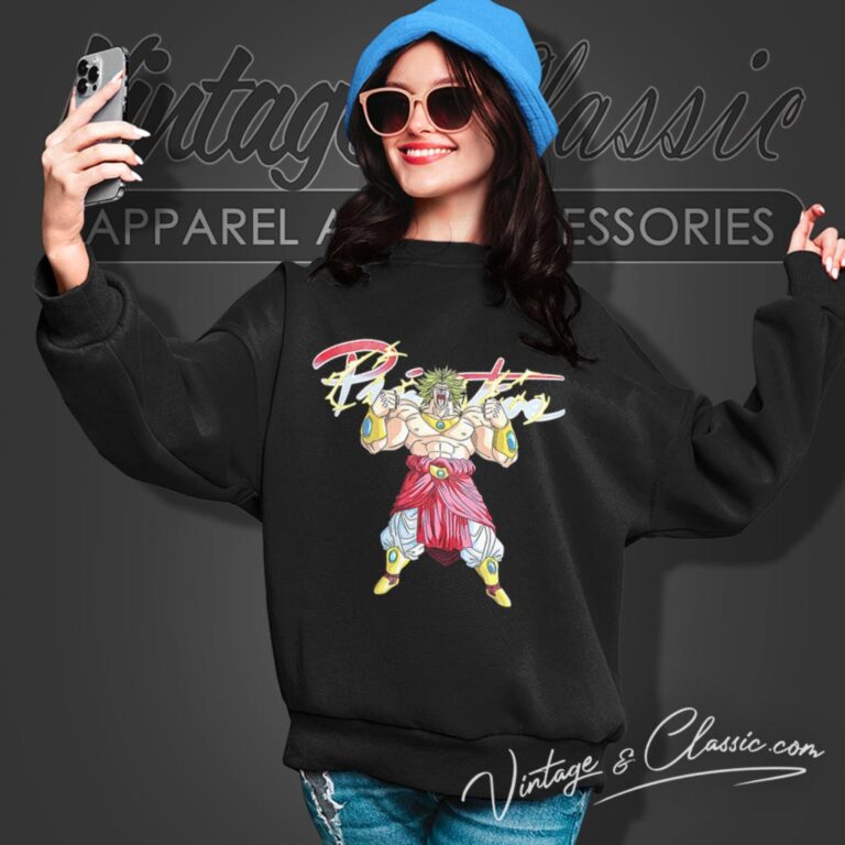 Vintage Primitive X Dragon Ball Z Broly Sweatshirt Vintage Primitive X Dragon Ball Z Broly Sweatshirt