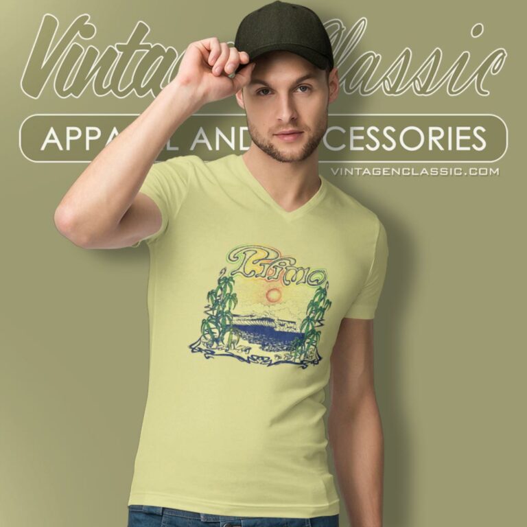 Vintage Primo Beer Ganja V Neck TShirt Vintage Primo Beer Ganja V Neck TShirt