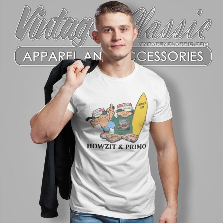 Vintage Primo Beer Mascots Howzit Surfer T Shirt Vintage Primo Beer Mascots Howzit Surfer T Shirt