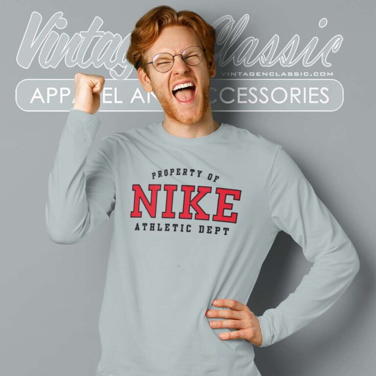 Vintage Property Of Nike Athletic Dept Long Sleeve Tee Vintage Property Of Nike Athletic Dept Long Sleeve Tee